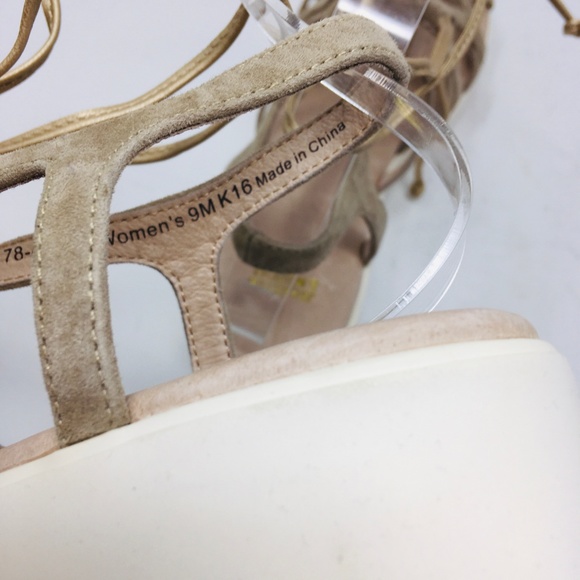 Johnston & Murphy Chasity Platform Sandals 9 - Picture 6 of 6